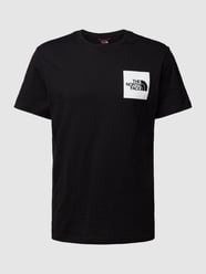 T-Shirt mit Label-Print Modell 'FINE' von The North Face Schwarz - 15