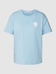 T-Shirt mit Statement-Print von Marc O'Polo Denim Blau - 2