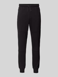 Slim Fit Sweatpants mit Reißverschlusstaschen Modell 'WILL' von Jack & Jones Schwarz - 43