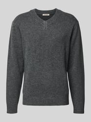 Relaxed Fit Strickpullover mit V-Ausschnitt Modell 'MOVE' von Only & Sons - 32
