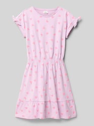 Tailliertes Minikleid aus Baumwoll-Mix von s.Oliver RED LABEL Pink - 37
