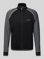 Sweatjacke mit Reißverschluss von BOSS Schwarz - 10