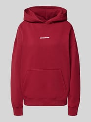 Oversized Hoodie mit Label-Stitching Modell 'CLARITA' von Pegador Bordeaux - 38