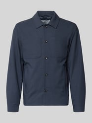 Regular fit hemdjack met borstzakken Model 'Marseille' van Les Deux - 10