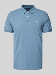 Regular Fit Poloshirt mit Label-Stitching von MCNEAL Blau - 12