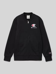 Sweatjacke mit Label-Stitching von CHAMPION Schwarz - 40