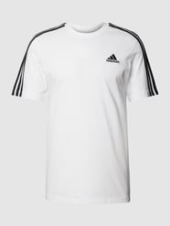 T-Shirt mit labeltypischen Galonstreifen von ADIDAS SPORTSWEAR Weiß - 22