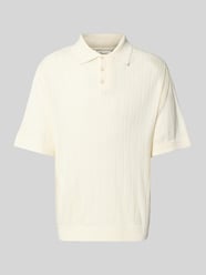 Poloshirt mit gerippten Abschlüssen Modell 'ASTERN' von Forét - 22