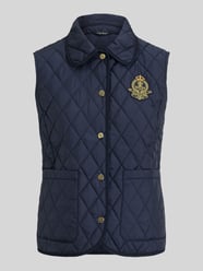 Kamizelka pikowana o kroju regular fit z wykładanym kołnierzem od Lauren Ralph Lauren - 38