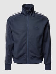 Sweatjacke mit Label-Patch Modell 'PIQUE' von Lacoste Blau - 46