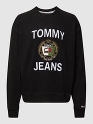 Sweatshirt mit Label-Stitching Modell 'BOXY' von Tommy Jeans Schwarz - 14