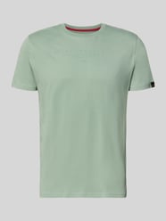 t-shirt z nadrukiem z logo i okrągłym dekoltem od Alpha Industries - 35