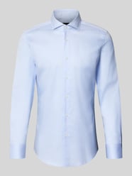 Koszula o kroju slim fit z mieszanki bawełny, koszula biznesowa model 'HANK' od BOSS - 39