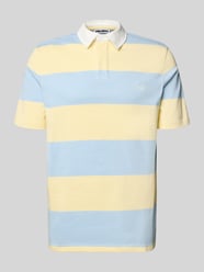 Regular Fit Poloshirt mit Rugby-Streifen und Logo-Bestickung von REVIEW - 45