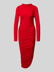 Maxikleid mit Raffungen von Christian Berg Woman Selection Rot - 26