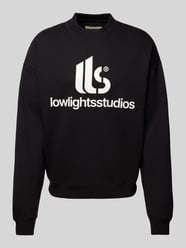 Sweatshirt mit Label-Print von Low Lights Studios - 8