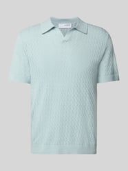 Regular Fit Poloshirt aus Baumwoll-Leinen-Mix Modell 'LINO' von SELECTED HOMME - 1