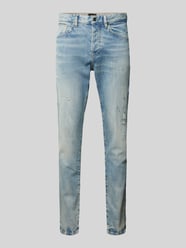 Slim Fit Jeans mit Label-Detail Modell 'ONYX' von BOSS Orange - 46