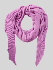 Schal mit Plisseefalten von Emporio Armani Pink - 1