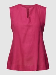 Blouseshirt van linnen zonder mouwen van (The Mercer) N.Y. Roze - 36