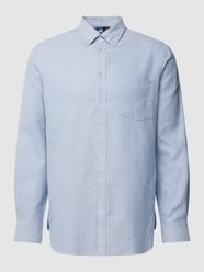 Freizeithemd mit Button-Down-Kragen von Christian Berg Men Blau - 22