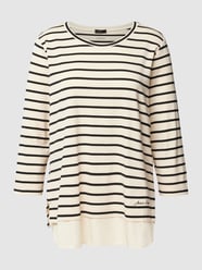 Lonsgleeve in 2-in-1-Look von Marc Cain Beige - 20