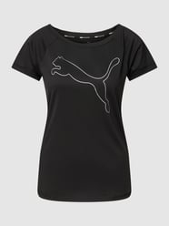 T-Shirt mit Label-Print von PUMA PERFORMANCE Schwarz - 46