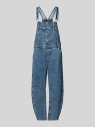Ogrodniczki z denimu o kroju barrel fit z regulowanymi ramiączkami od GAP - 1