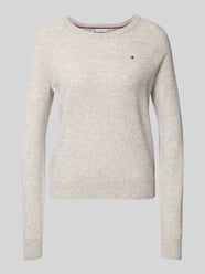 Sweter z dzianiny o kroju regular fit z mieszanki wełny i kaszmiru od Tommy Hilfiger - 6