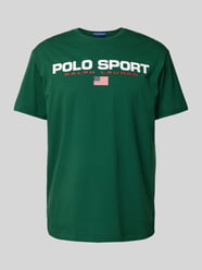 T-Shirt mit Label-Print von Polo Sport Grün - 35