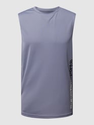 Tanktop mit Label-Print Modell 'ACTIVE VEST' von Superdry Sports Grau - 8