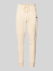regular fit sweatpants met labelapplicatie van BALR. - 40