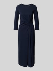 Midikleid mit Raffung Modell 'BALENIO' von Weekend Max Mara Blau - 8