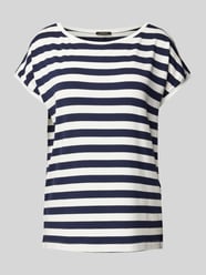 T-Shirt mit U-Boot-Ausschnitt von More & More - 46