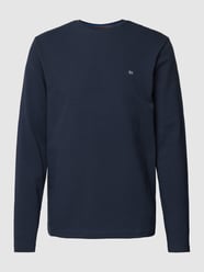 Longsleeve mit Waffelstruktur von Christian Berg Men Blau - 15