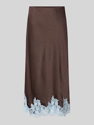 Midirok van satijn met kant model 'NAIRA' van Neo Noir - 20