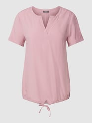 Blouseshirt met V-hals van Montego Roze - 38