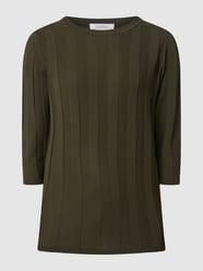 Pullover met ribstructuur  van MaxMara Leisure Groen - 13