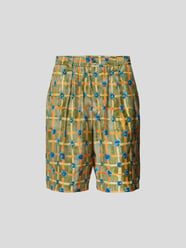 Shorts mit Allover-Muster von Marni Grün - 25