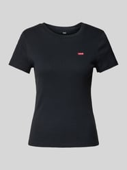 T-Shirt mit Label-Patch Modell 'Cavia' von Levi's® Schwarz - 7