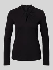 Longsleeve mit Knoten-Detail von Marc Cain Schwarz - 15