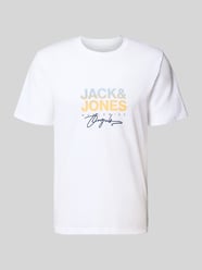 T-Shirt mit Label-Print von Jack & Jones - 30