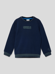 Sweatshirt met statementstitching van s.Oliver RED LABEL Blauw / turquoise - 28