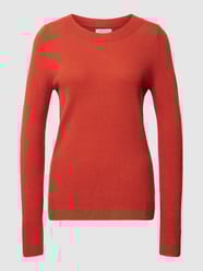 Gebreide pullover met ronde hals van Christian Berg Woman Oranje - 18