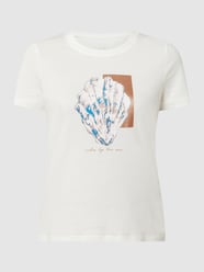 T-Shirt mit Metallic-Print von Tom Tailor - 7