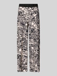 Relaxed Fit Stoffhose mit Allover-Print Modell 'Sally' von Raffaello Rossi - 2