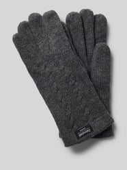 Handschuhe aus reiner Wolle mit Label-Detail von EEM - 31