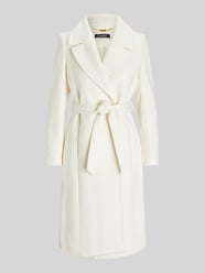 Lange jas van wol met strikceintuur van Lauren Ralph Lauren - 40