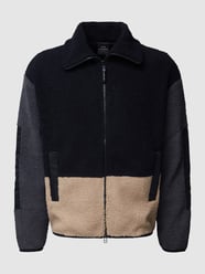 Sweatjacke aus Teddyfell von ARMANI EXCHANGE Blau - 42