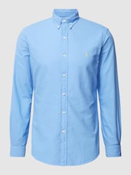 Slim Fit Freizeithemd mit Button-Down-Kragen von Polo Ralph Lauren Blau - 27